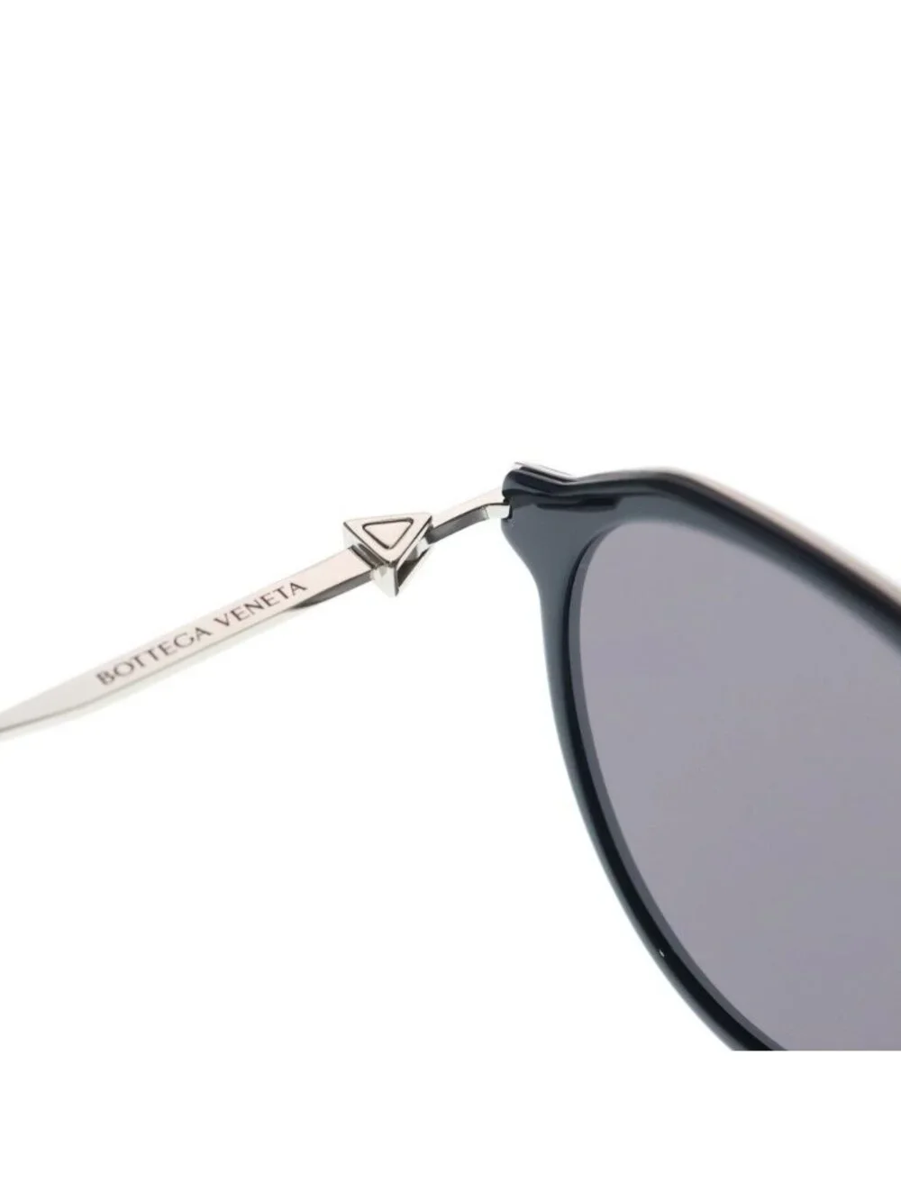 Bottega Veneta Ultra Thin Santos Sunglasses Black Eyewear
